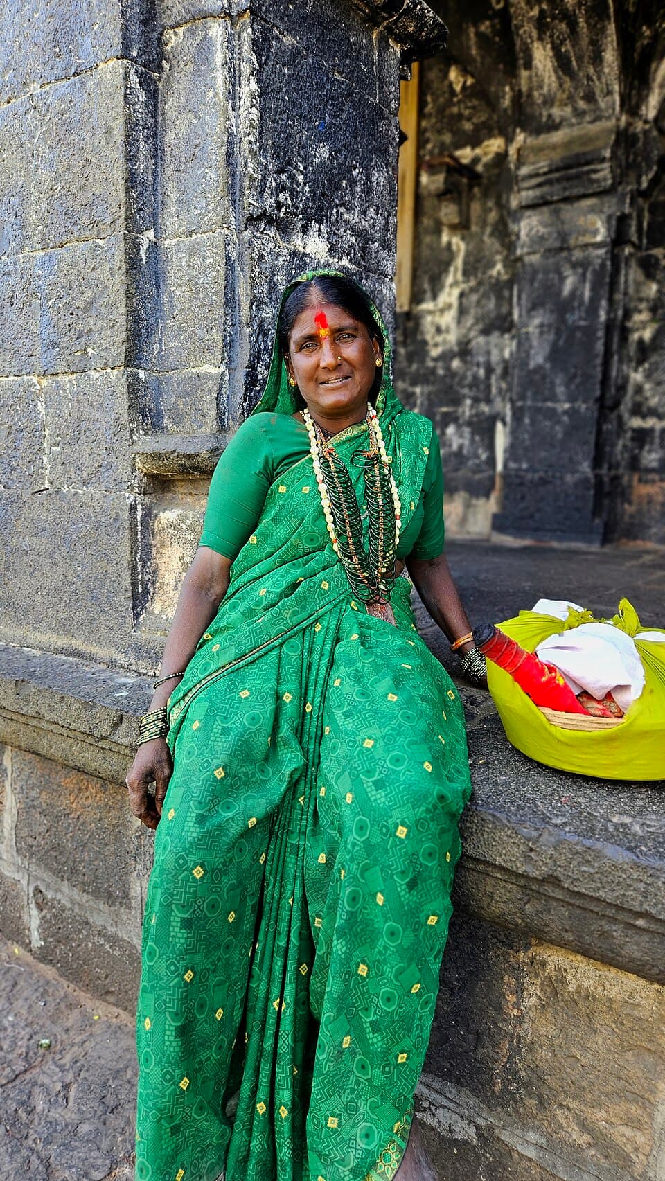 Emerald Green Tussar Silk Saree
