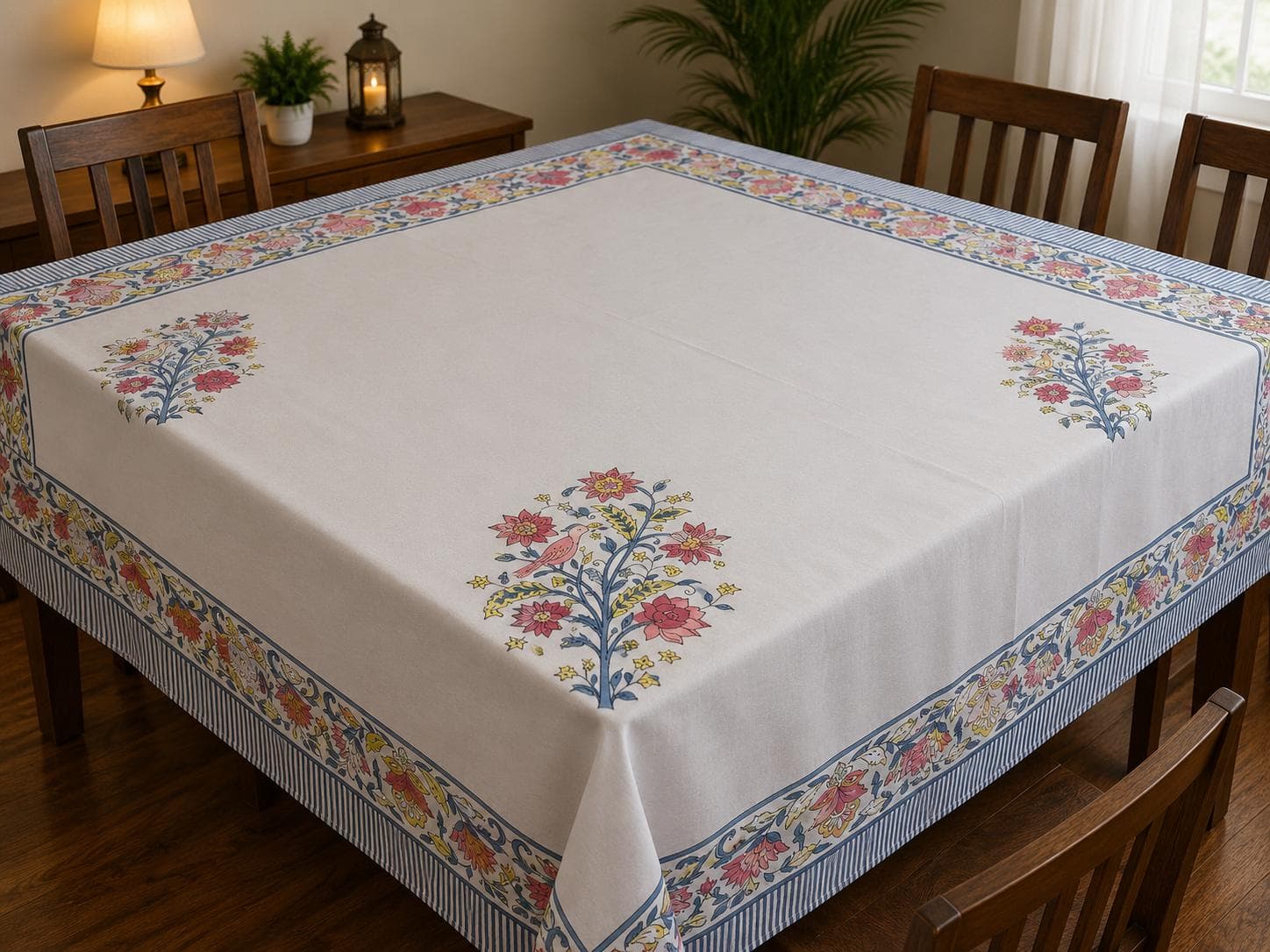 Bird & Bloom Table Cover
